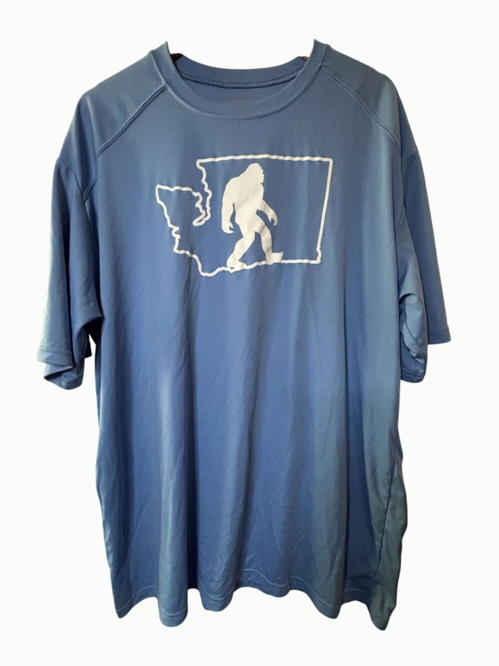 BSN Sports Washington Bigfoot Sasquatch Performance Shirt Men's 2XL PNW Blue